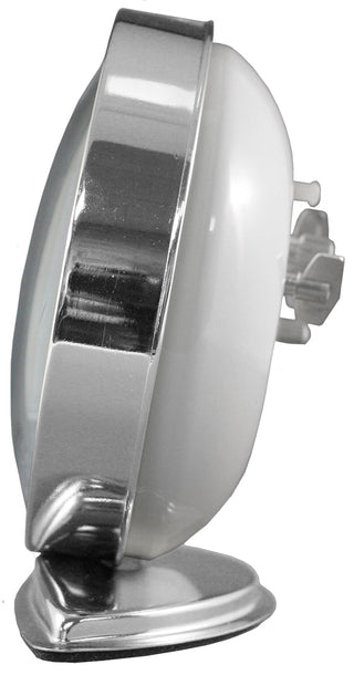 Side view of alarm clock. 