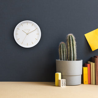 404-3715 6-inch Etta Metal Table/Wall Clock