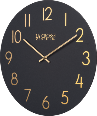 404-3841C 15.75-Inch Nyx MDF Wall Clock